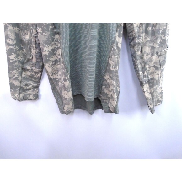 Team soldier US Military Combat Shirt Men Size L Flame Resistant Tech Camo USA - Picture 2 of 11